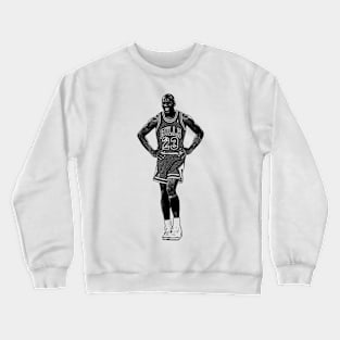 Jordan Smiley Retro // Drawing Art Crewneck Sweatshirt